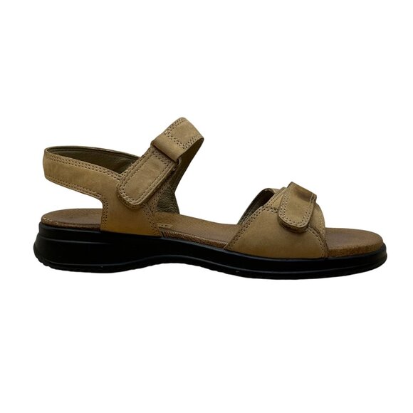 Easy Spirit Women’s Camel Nubuck Anti-Gravity Sandals Adjustable Straps Size 7M - Picture 1 of 10